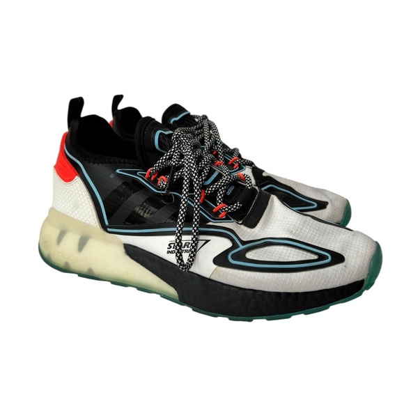 Adidas Men's Marvel x ZX 2K Boost 'Stark Industries' sneakers size 8 - Picture 2 of 9